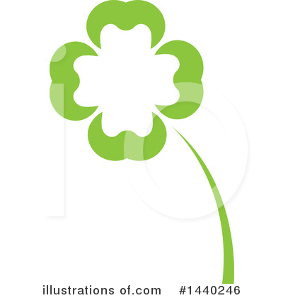 Royalty-Free (RF) Clover Clipart Illustration by ColorMagic - Stock Sample #1440246