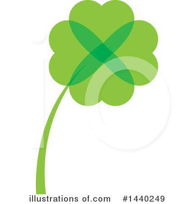 Royalty-Free (RF) Clover Clipart Illustration by ColorMagic - Stock Sample #1440249