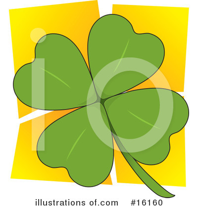 Royalty-Free (RF) Clover Clipart Illustration by Maria Bell - Stock Sample #16160