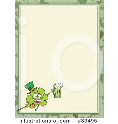 Saint Pattys Day Clipart #33495 by Hit Toon