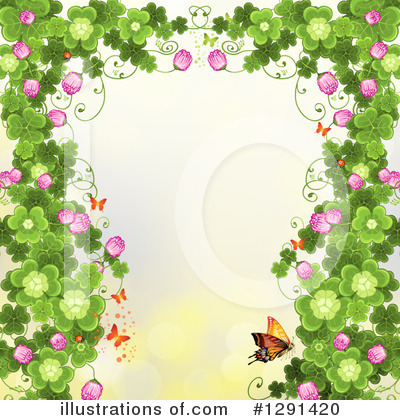 Royalty-Free (RF) Clovers Clipart Illustration by merlinul - Stock Sample #1291420