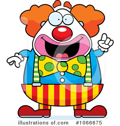 Royalty-Free (RF) Clown Clipart Illustration by Cory Thoman - Stock Sample #1066675