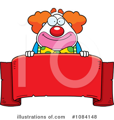 Royalty-Free (RF) Clown Clipart Illustration by Cory Thoman - Stock Sample #1084148