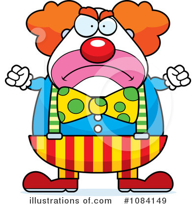 Clown Clipart #1084149 by Cory Thoman