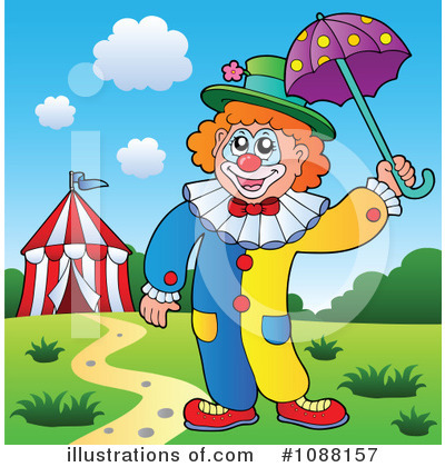 Clown Clipart #1088157 by visekart