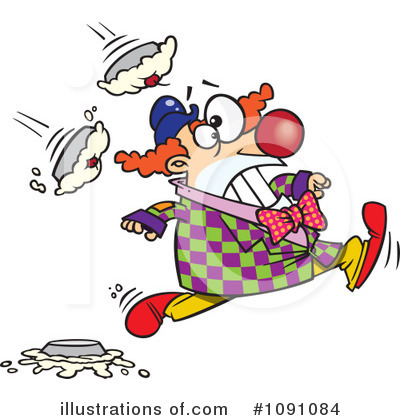 Clowns Clipart #1091084 by toonaday