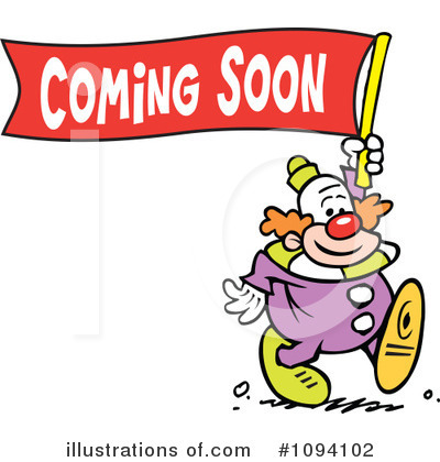 Royalty-Free (RF) Clown Clipart Illustration by Johnny Sajem - Stock Sample #1094102