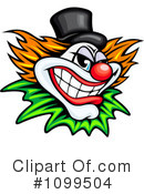 Clown Clipart #1099504 by Vector Tradition SM