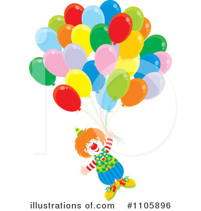 Royalty-Free (RF) Clown Clipart Illustration by Alex Bannykh - Stock Sample #1105896