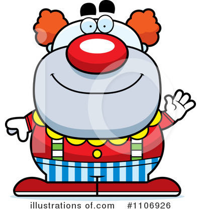 Royalty-Free (RF) Clown Clipart Illustration by Cory Thoman - Stock Sample #1106926