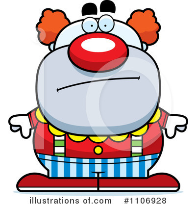 Royalty-Free (RF) Clown Clipart Illustration by Cory Thoman - Stock Sample #1106928