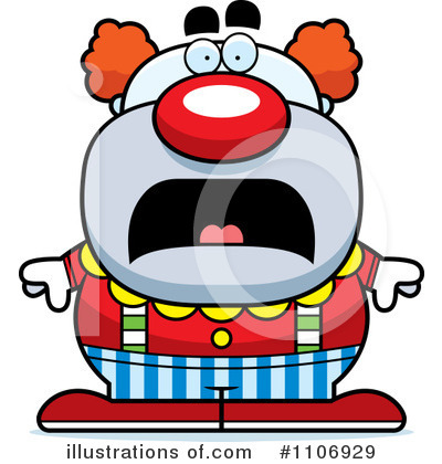 Royalty-Free (RF) Clown Clipart Illustration by Cory Thoman - Stock Sample #1106929
