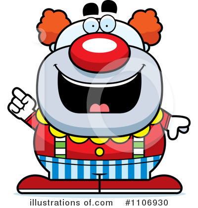 Royalty-Free (RF) Clown Clipart Illustration by Cory Thoman - Stock Sample #1106930