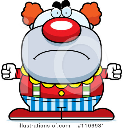 Clown Clipart #1106931 by Cory Thoman