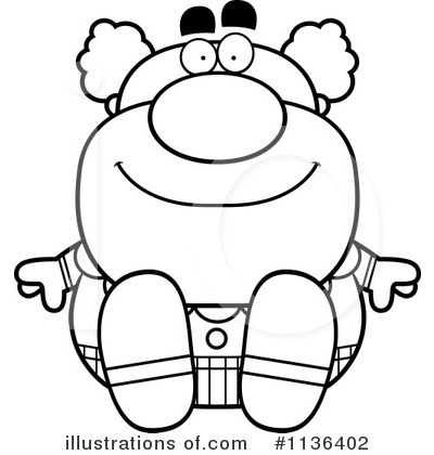 Royalty-Free (RF) Clown Clipart Illustration by Cory Thoman - Stock Sample #1136402
