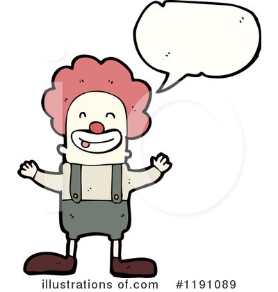Royalty-Free (RF) Clown Clipart Illustration by lineartestpilot - Stock Sample #1191089