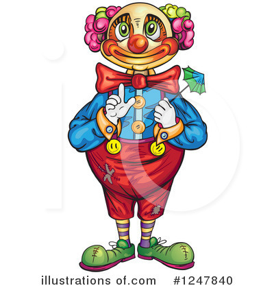 Clown Clipart #1247840 by merlinul