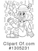 Clown Clipart #1305231 by visekart