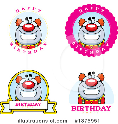 Royalty-Free (RF) Clown Clipart Illustration by Cory Thoman - Stock Sample #1375951