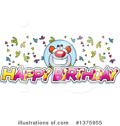 Royalty-Free (RF) Clown Clipart Illustration by Cory Thoman - Stock Sample #1375955