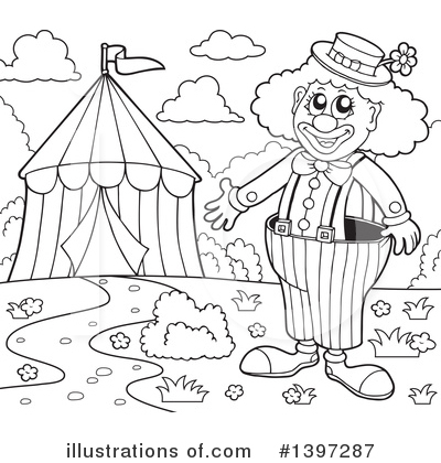 Clowns Clipart #1397287 by visekart