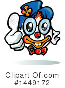 Clown Clipart #1449172 by Domenico Condello