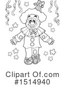 Clown Clipart #1514940 by visekart