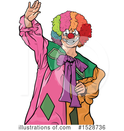 Royalty-Free (RF) Clown Clipart Illustration by dero - Stock Sample #1528736