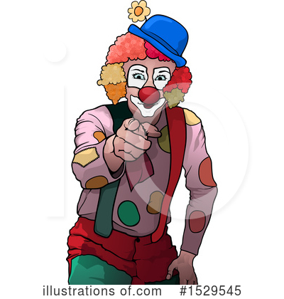 Royalty-Free (RF) Clown Clipart Illustration by dero - Stock Sample #1529545