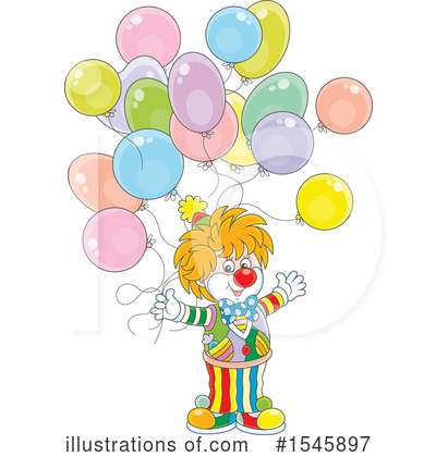 Party Balloon Clipart #1545897 by Alex Bannykh