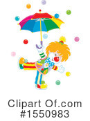 Clown Clipart #1550983 by Alex Bannykh