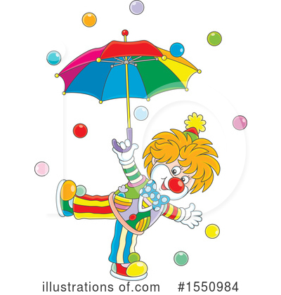 Royalty-Free (RF) Clown Clipart Illustration by Alex Bannykh - Stock Sample #1550984