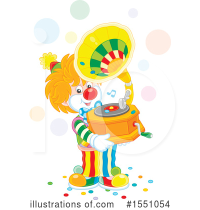 Royalty-Free (RF) Clown Clipart Illustration by Alex Bannykh - Stock Sample #1551054