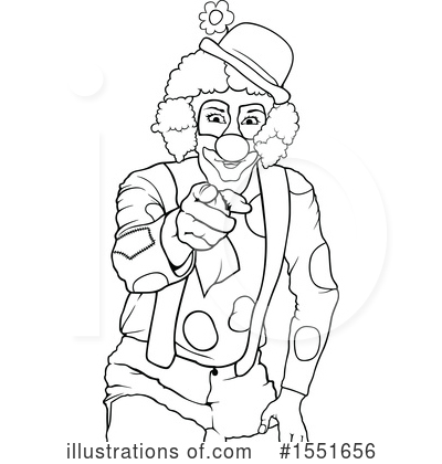 Royalty-Free (RF) Clown Clipart Illustration by dero - Stock Sample #1551656