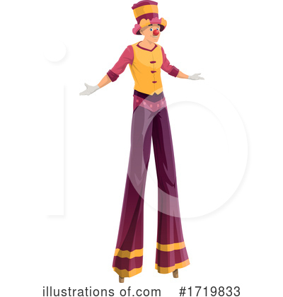 Royalty-Free (RF) Clown Clipart Illustration by Vector Tradition SM - Stock Sample #1719833