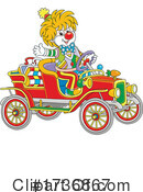 Clown Clipart #1736867 by Alex Bannykh