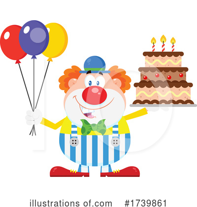 Birthday Cake Clipart #1739861 by Hit Toon