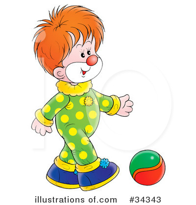 Clown Clipart #34343 by Alex Bannykh