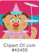 Clown Clipart #43455 by Dennis Holmes Designs