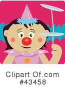 Clown Clipart #43458 by Dennis Holmes Designs