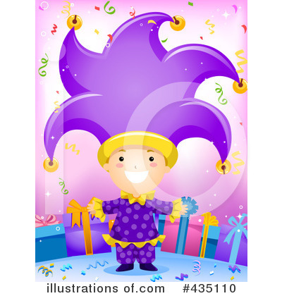 Royalty-Free (RF) Clown Clipart Illustration by BNP Design Studio - Stock Sample #435110