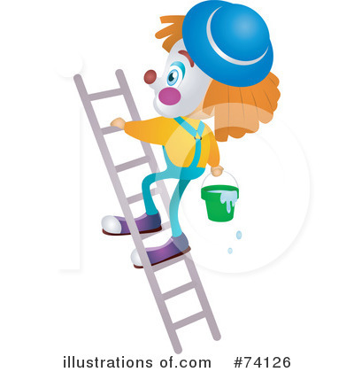 Royalty-Free (RF) Clown Clipart Illustration by BNP Design Studio - Stock Sample #74126