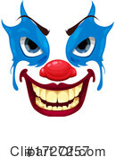 Clown Face Clipart #1727257 by Vector Tradition SM