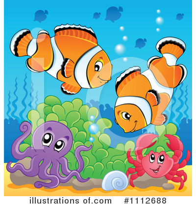Octopus Clipart #1096945 - Illustration by visekart