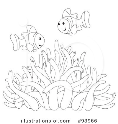 Royalty-Free (RF) Clownfish Clipart Illustration by Alex Bannykh - Stock Sample #93966