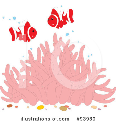 Royalty-Free (RF) Clownfish Clipart Illustration by Alex Bannykh - Stock Sample #93980