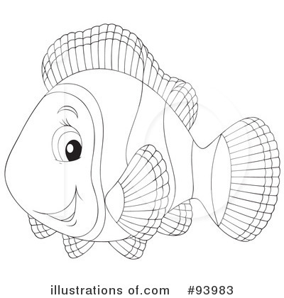 Royalty-Free (RF) Clownfish Clipart Illustration by Alex Bannykh - Stock Sample #93983