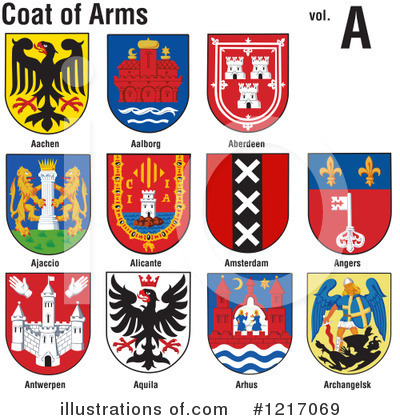 Royalty-Free (RF) Coat Of Arms Clipart Illustration by dero - Stock Sample #1217069