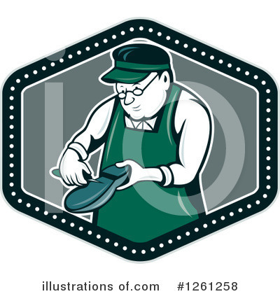 Royalty-Free (RF) Cobbler Clipart Illustration by patrimonio - Stock Sample #1261258