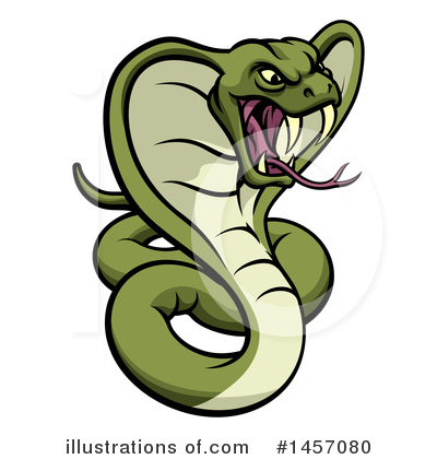 Cobra Snake Clipart #1457080 by AtStockIllustration